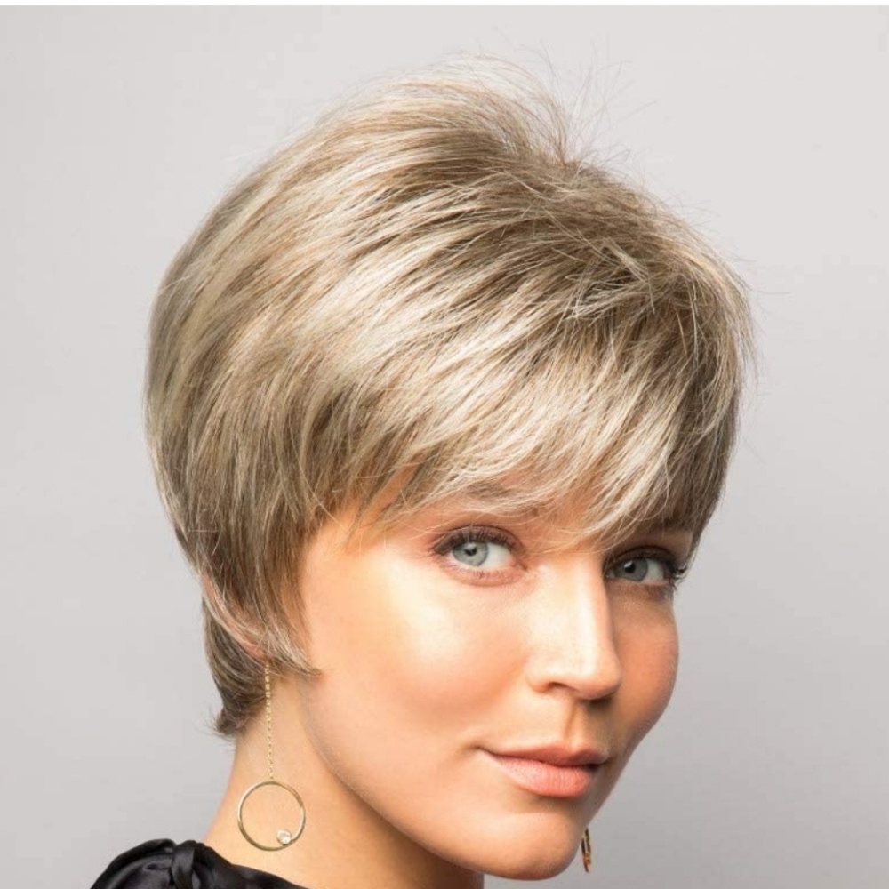 Pixel shot wig human hair